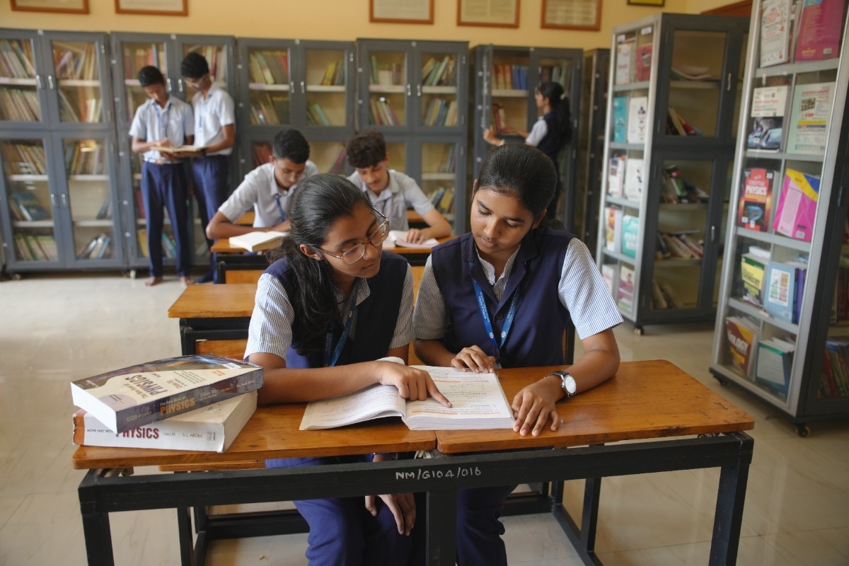 Library in Nirmalamatha