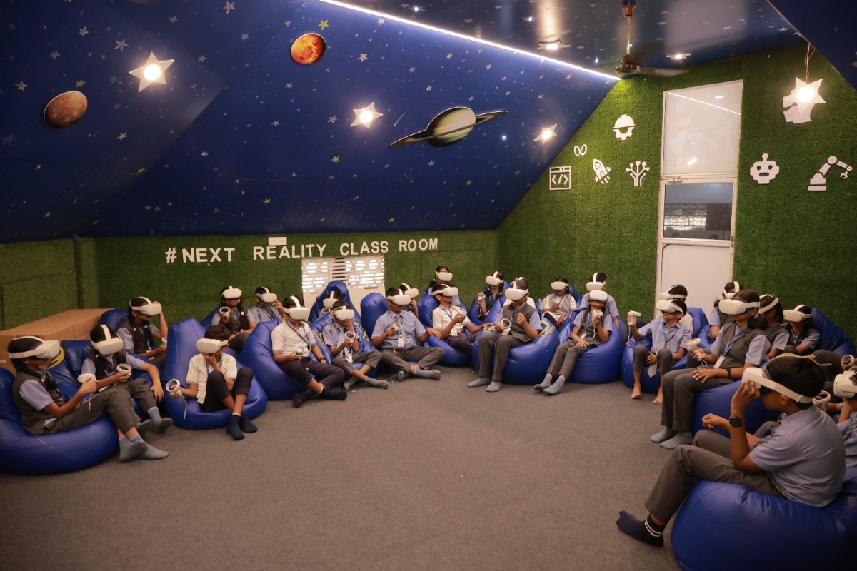 VR Lab in Nirmalamatha