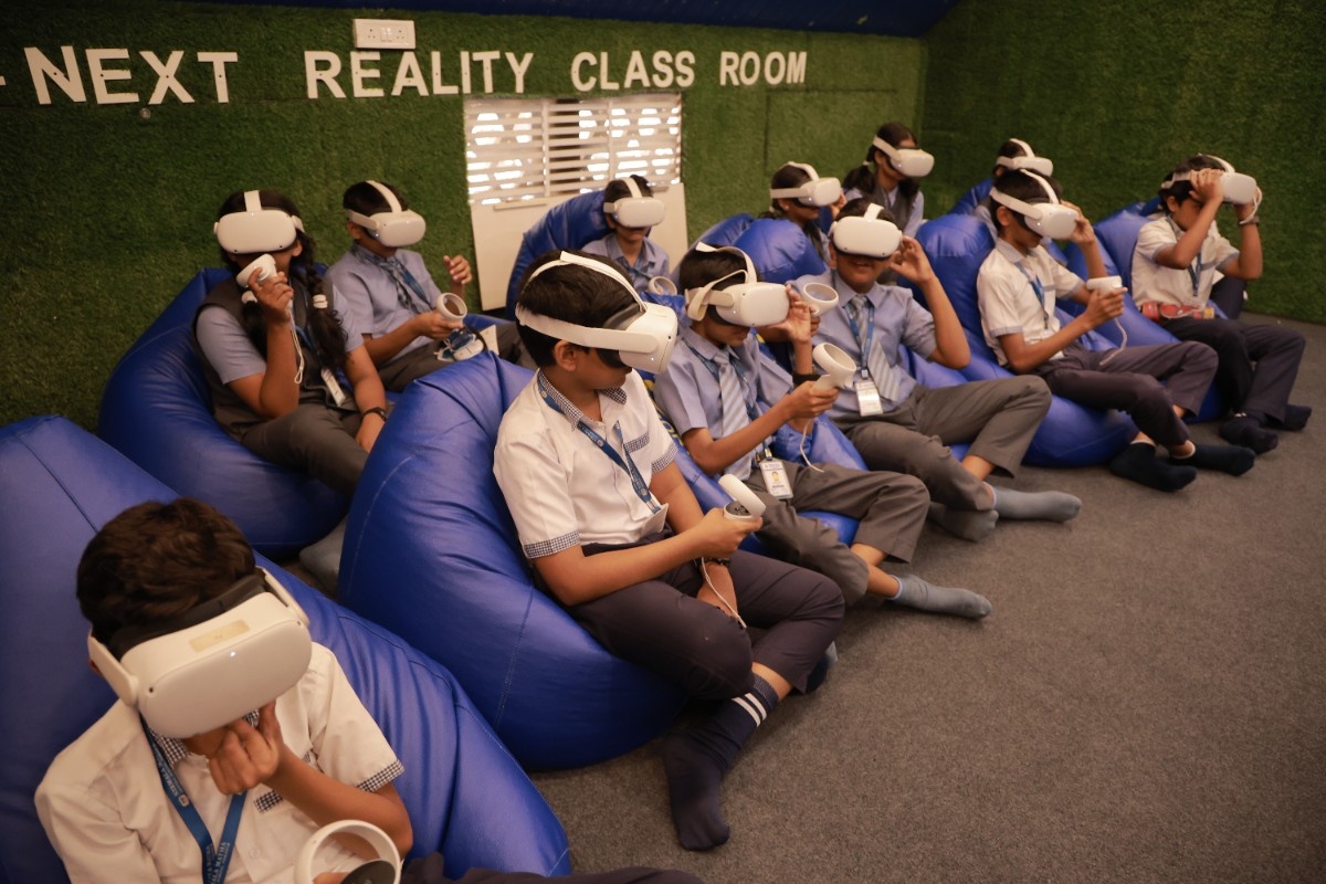 VR Lab in Nirmalamatha
