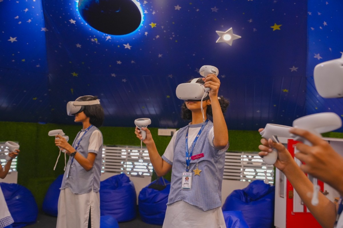 VR Lab in Nirmalamatha