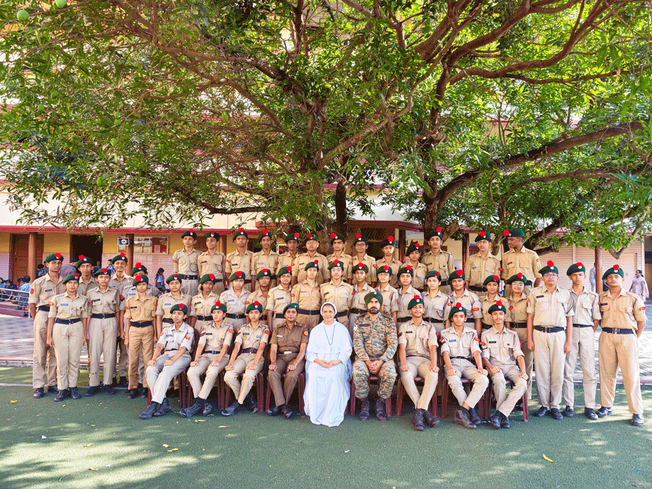 NCC in Nirmala Matha